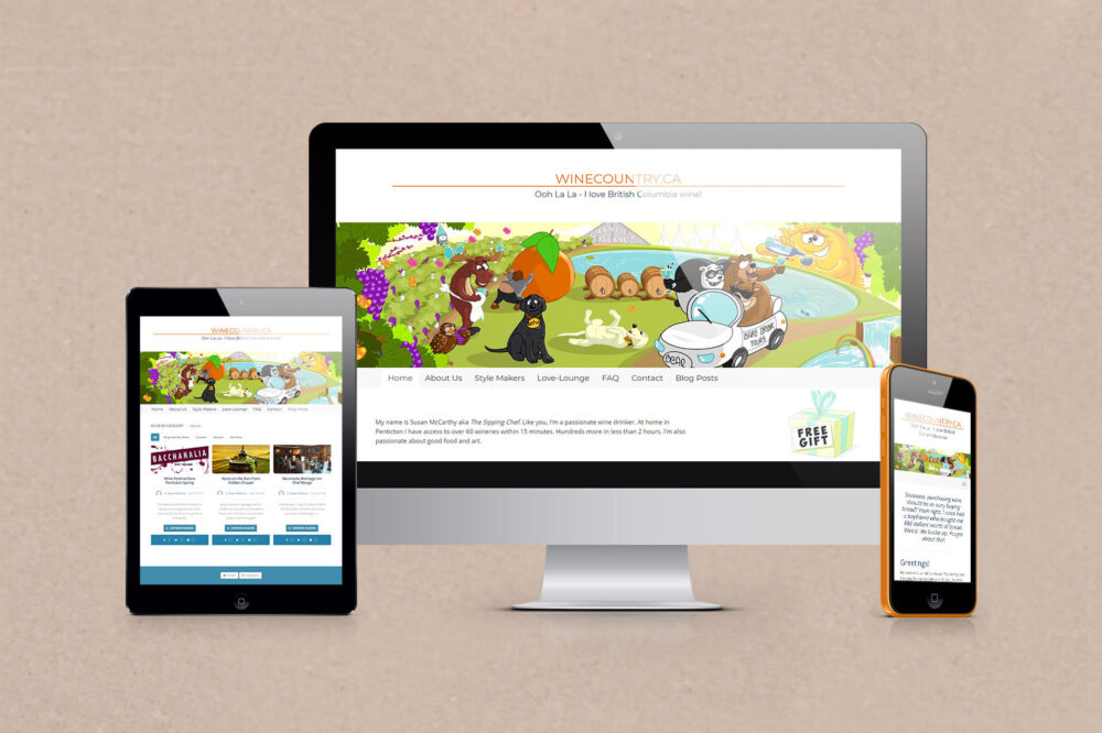 Wine Country Website Design