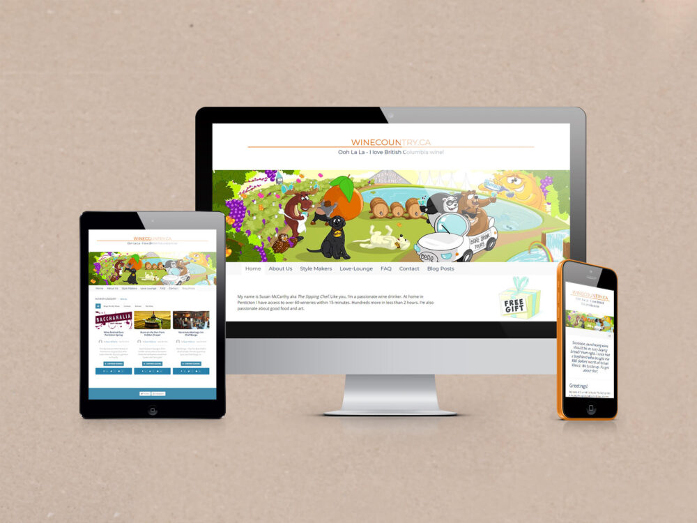 Wine Country Website Design